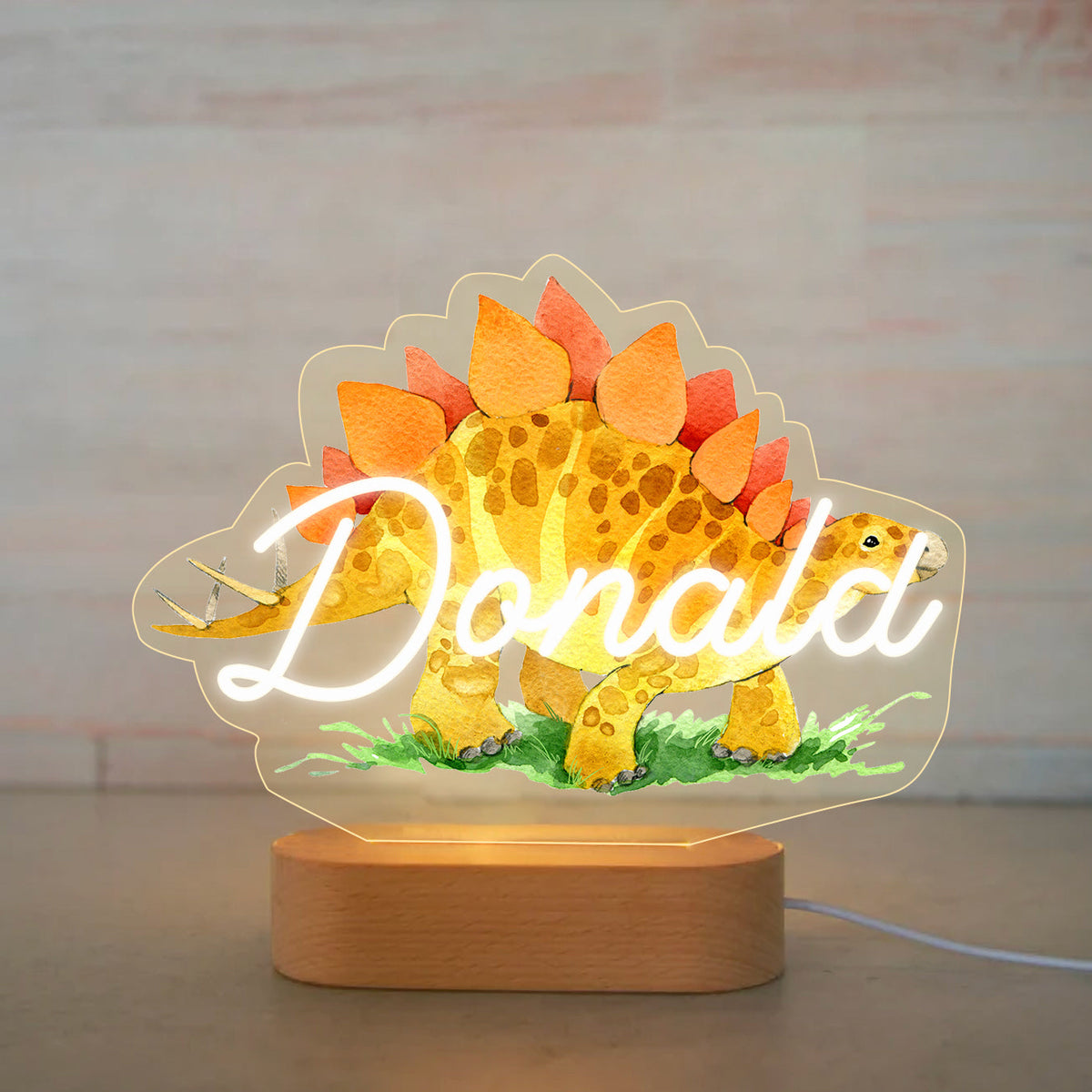 Custom Colorful Night Lights II04 Dinosaur Oakbay Store