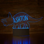 Personalized Led Dinosaur Night Light With 7 Colors