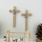 Personalized Wood Cross-Bless For Boys and Girls