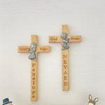 Personalized Wood Cross-Bless For Boys and Girls